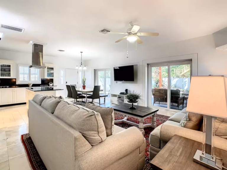 Living room (with sofa bed)